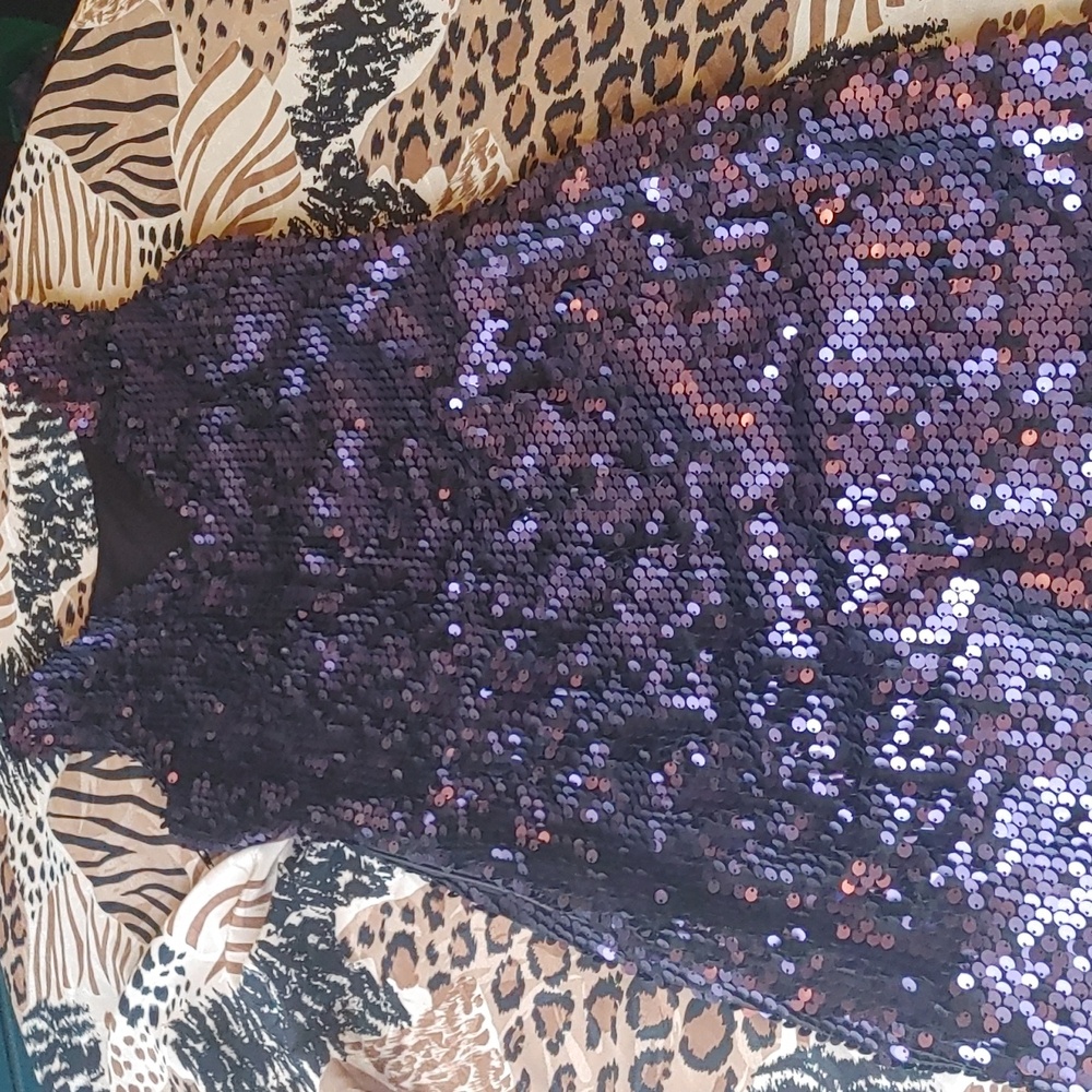 Ricki's Purple Sequin Dress Sz 2